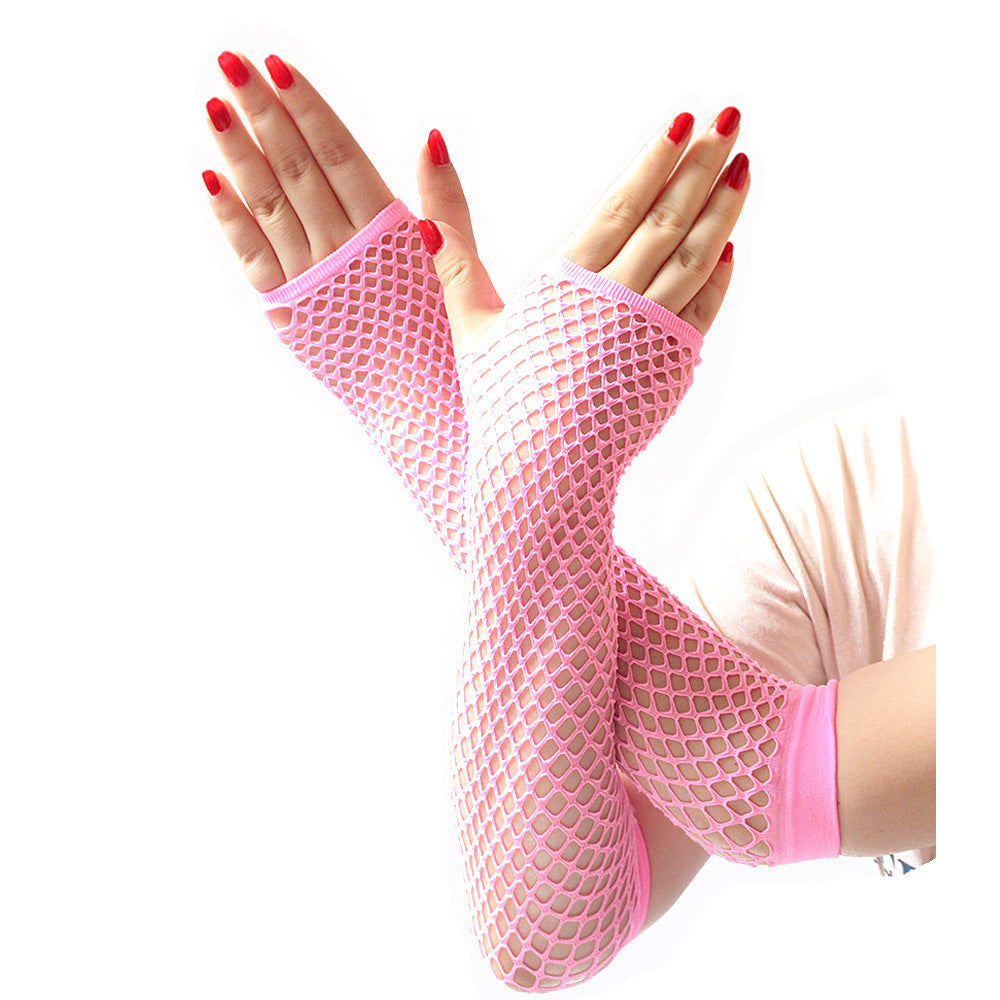 Net Fishing Stretch Half Finger Gloves