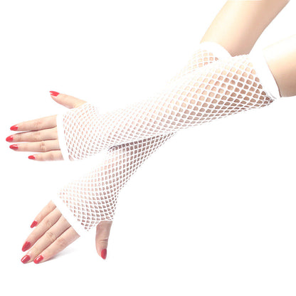 Net Fishing Stretch Half Finger Gloves