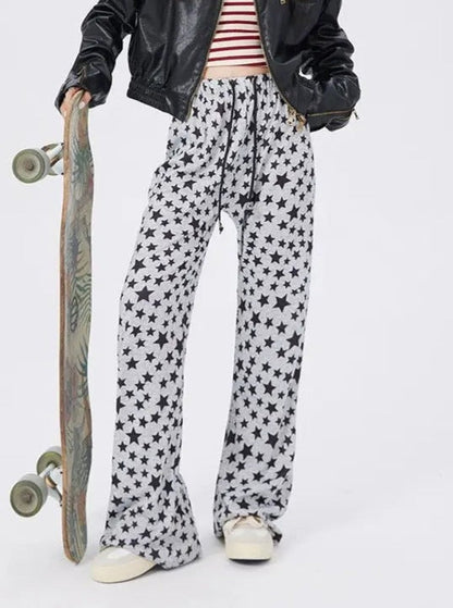 Free Shipping For '90s Star' Y2k Kawaii High Waisted Pants