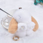 Cute New Rex Rabbit Fur Charm for Bags & Keys