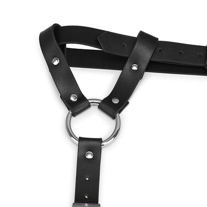 Bondage Sexy Punk Leather Garter Bandage Set