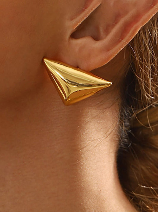 Geometric Solid Color Earrings Accessories