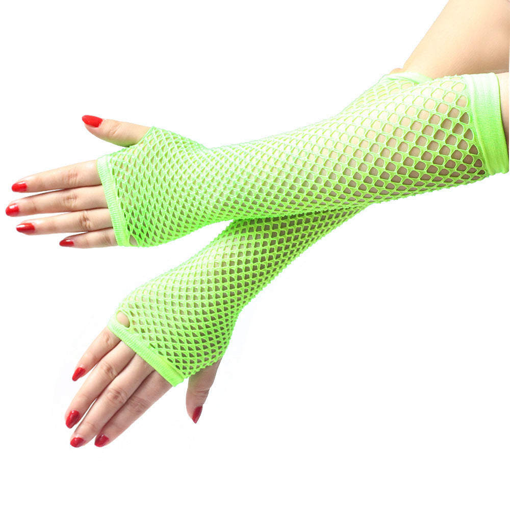 Net Fishing Stretch Half Finger Gloves