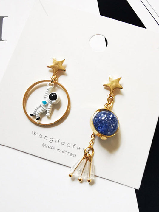 Spaceman Dissymmetry Earrings