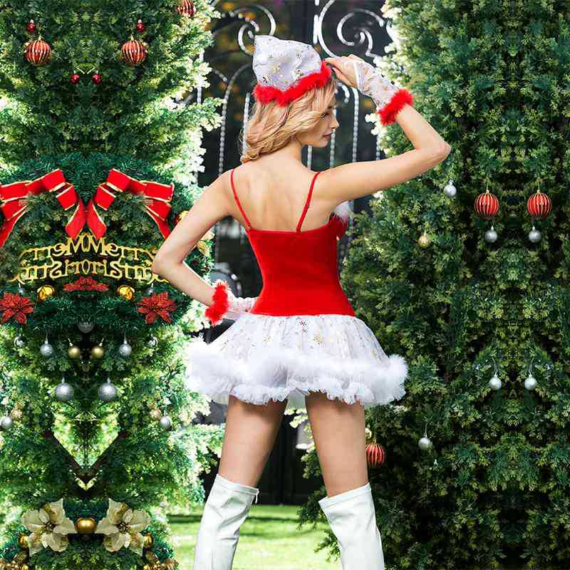 Free Shipping For Sexy Miss Clause Christimas Costume