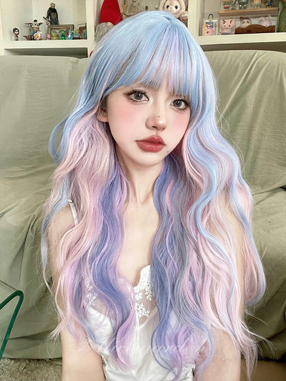 Free Shipping For Hivava Casual Series Mermaid Pastel Mixed Lolita Wig