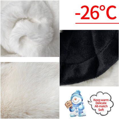 Winter Faux Fur Bucket Hat-Homeunderwear