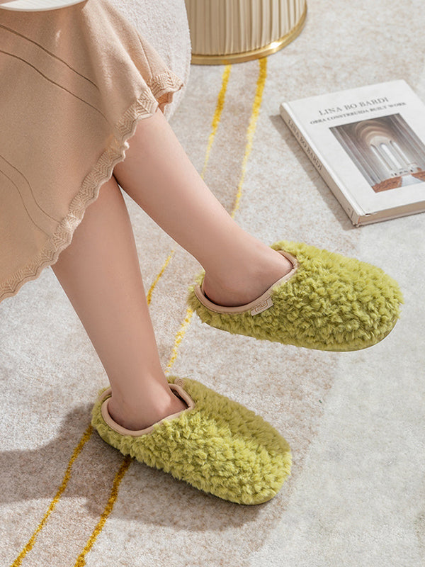 Home Wear Non-Slip Keep Warm Slippers-Homeunderwear