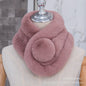 Winter Real Rabbit Fur Scarf - Cozy & Versatile