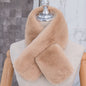 Cozy Faux Rabbit Fur Scarf - Warm & Versatile