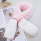 Warm Real Rabbit Fur Winter Scarf for Women & Kids