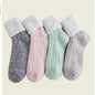 Free Shipping For4 pares Color Block Crew Socks