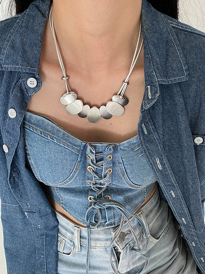 Geometric Normcore Necklaces Accessories