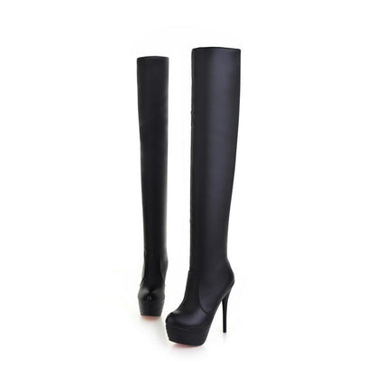 High Heel Over Knee High Boots