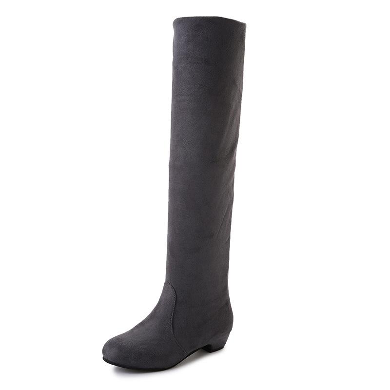 New Autumn And Winter High Knee Flat Boots