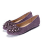 Cute Flower Scrub Slip On Comfortable Flats