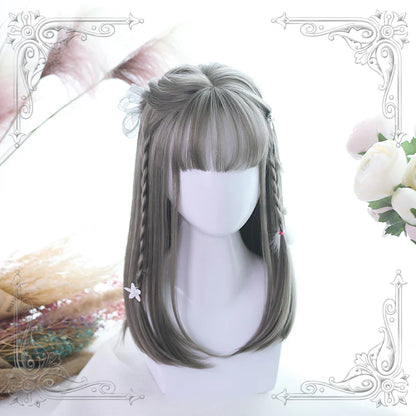 Free Shipping For Hivava Sweet Long Hair Hime Cut Wig