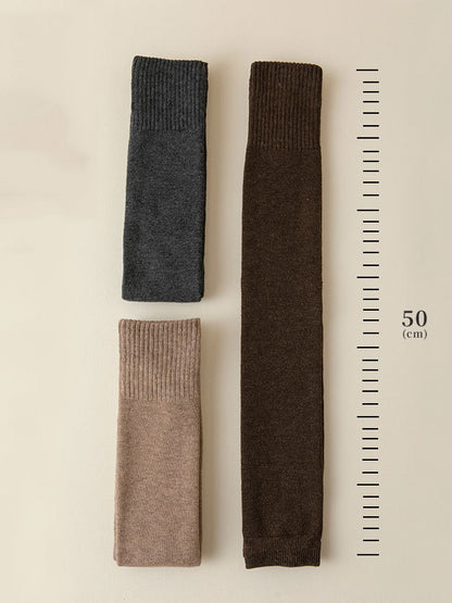 New Fashion Casual Skinny Keep Warm Solid Color Leg Warmers Accessories-Homeundewear