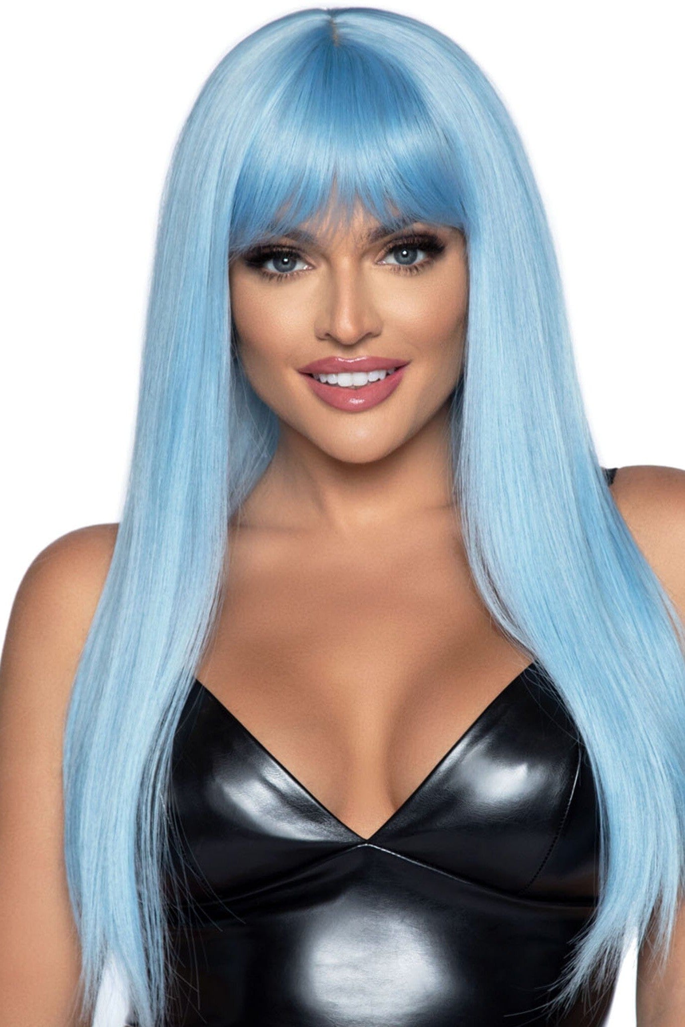 Free Shipping For Long Straight Bang Wig