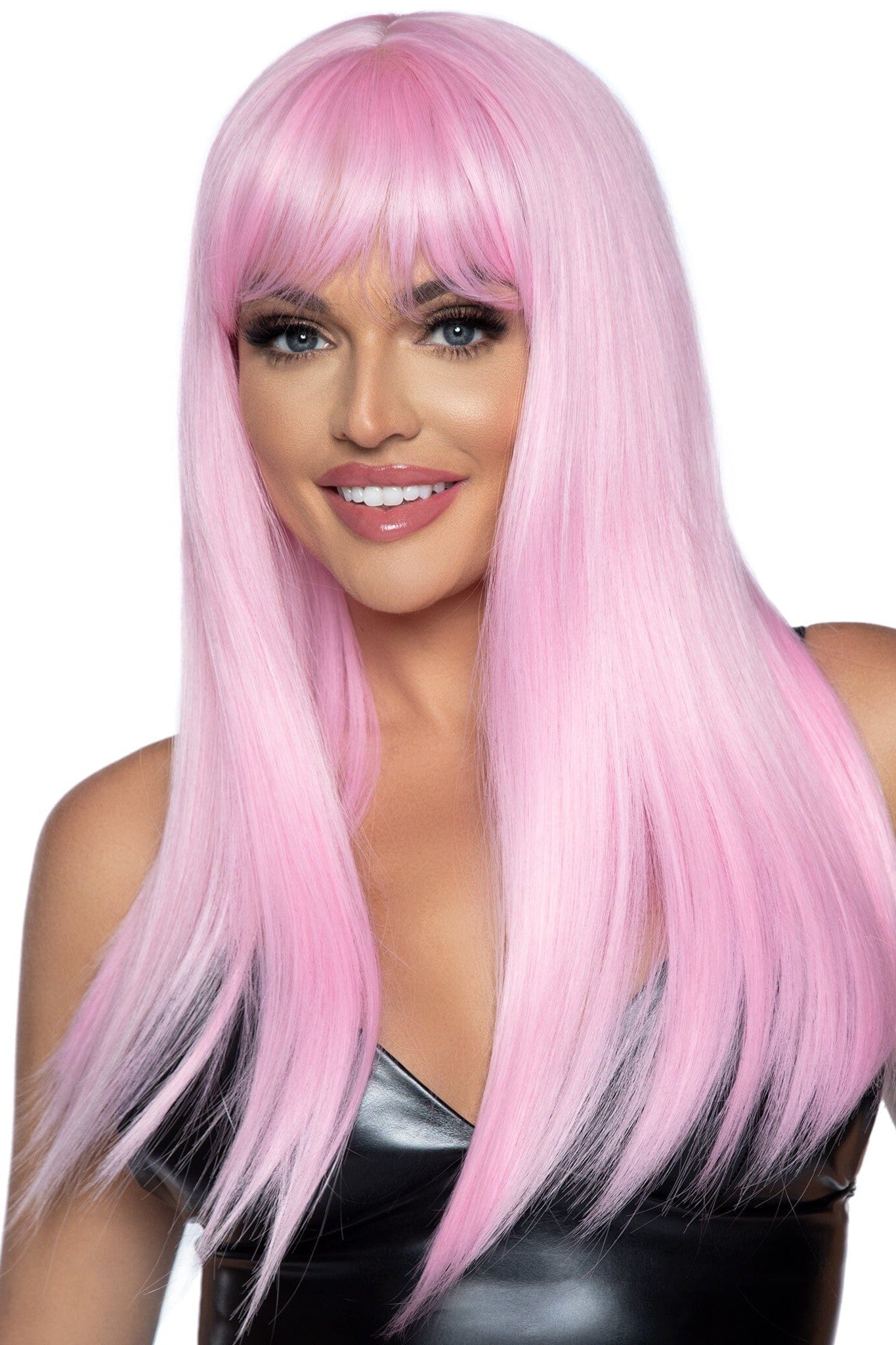 Free Shipping For Long Straight Bang Wig