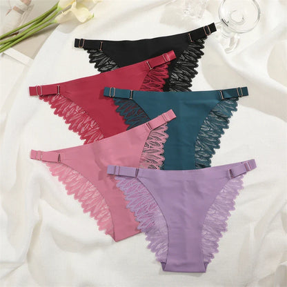 Free Shipping For Lace Sensation - 2PCS Adjustable Waist Panties Set (S-XL)