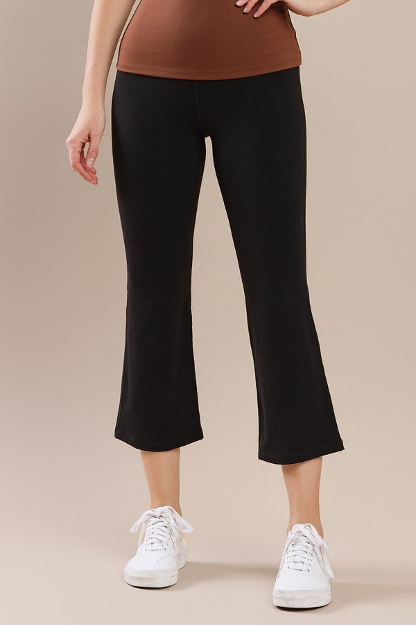 Women's Ultra Soft High Waisted Flared Yoga Capris