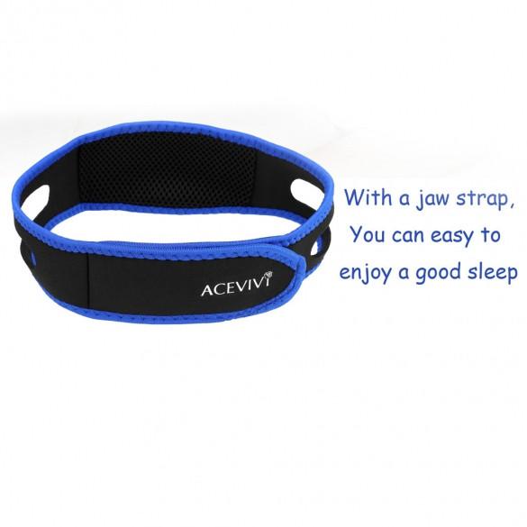 Clearance ACEVIVI Nylon Snore Stopping Chin Strap Soft Sleep Anti Snore Strap