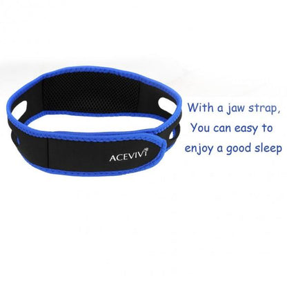 Clearance ACEVIVI Nylon Snore Stopping Chin Strap Soft Sleep Anti Snore Strap