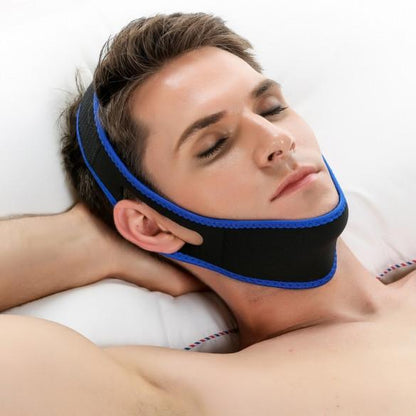 Clearance ACEVIVI Nylon Snore Stopping Chin Strap Soft Sleep Anti Snore Strap