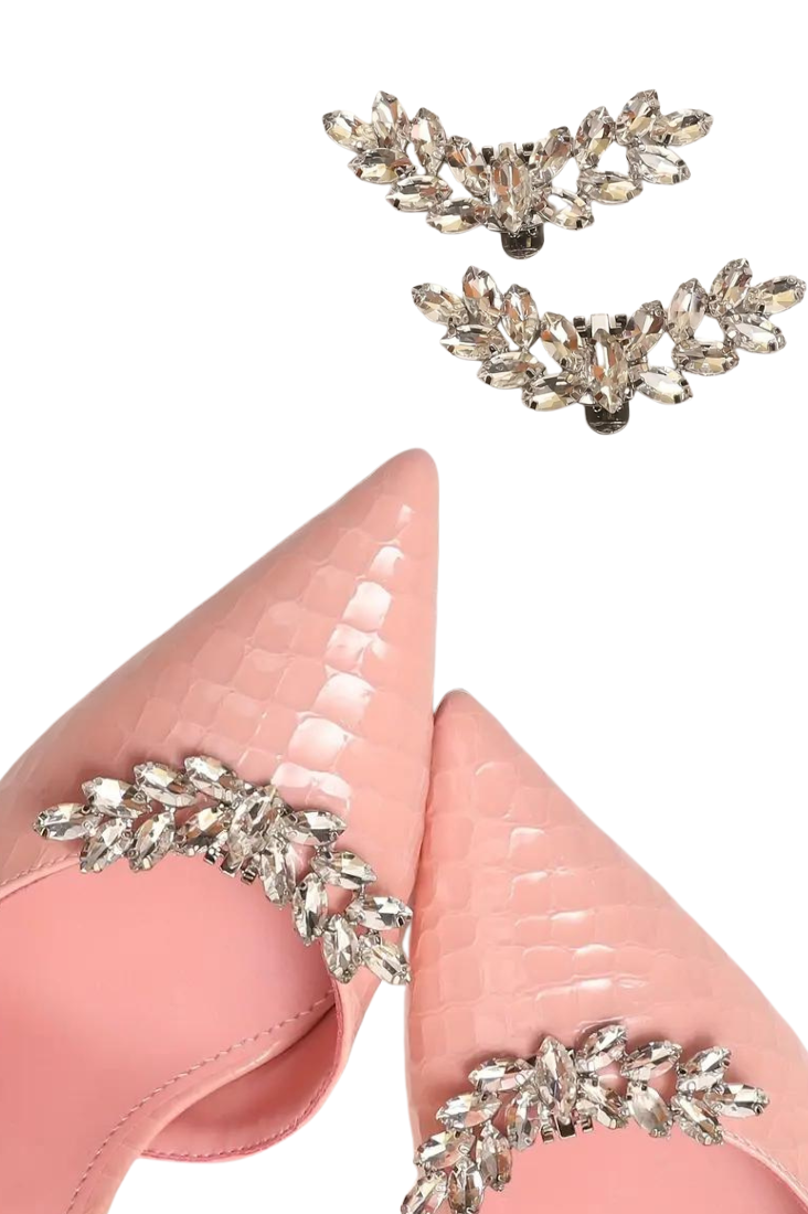 Free Shipping For Crystal Shoe Clips