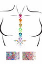 Free Shipping For Adore Adhesive Body Jewels Sticker And 2 Of 3G Body Glitter Packets