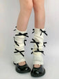 Free Shipping For 'Angelike' Coquette Ribbon Legwarmers