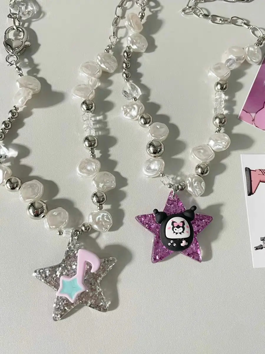 Free Shipping For 'Anime Star' Kawaii Kuromii Beads Necklace