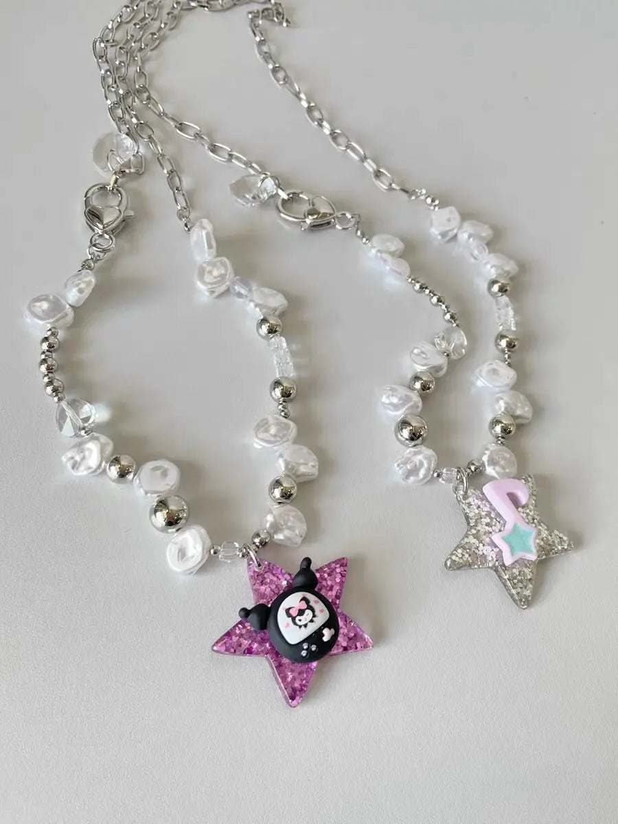 Free Shipping For 'Anime Star' Kawaii Kuromii Beads Necklace