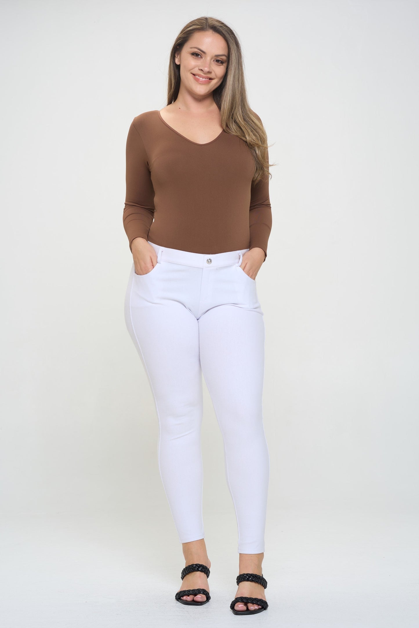 Free Shipping For Plus Size Seamless Body Contour Long Sleeve Bodysuit