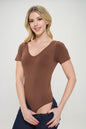 Free Shipping For Basic Short Sleeve Seamless Bodysuit