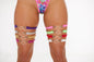 Free Shipping For Garters Foil Glimmer With Hearts