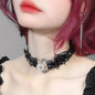 Free Shipping For 'Besties' Heart & Wings Faux Leather Choker