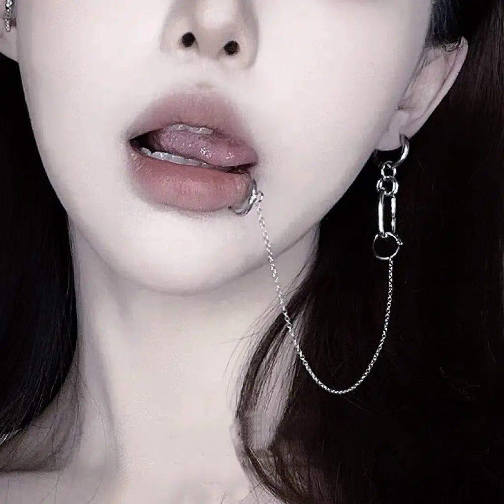 Free Shipping For 'Bite' Non-piercing Lip Ring Earring