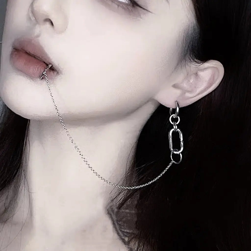 Free Shipping For 'Bite' Non-piercing Lip Ring Earring