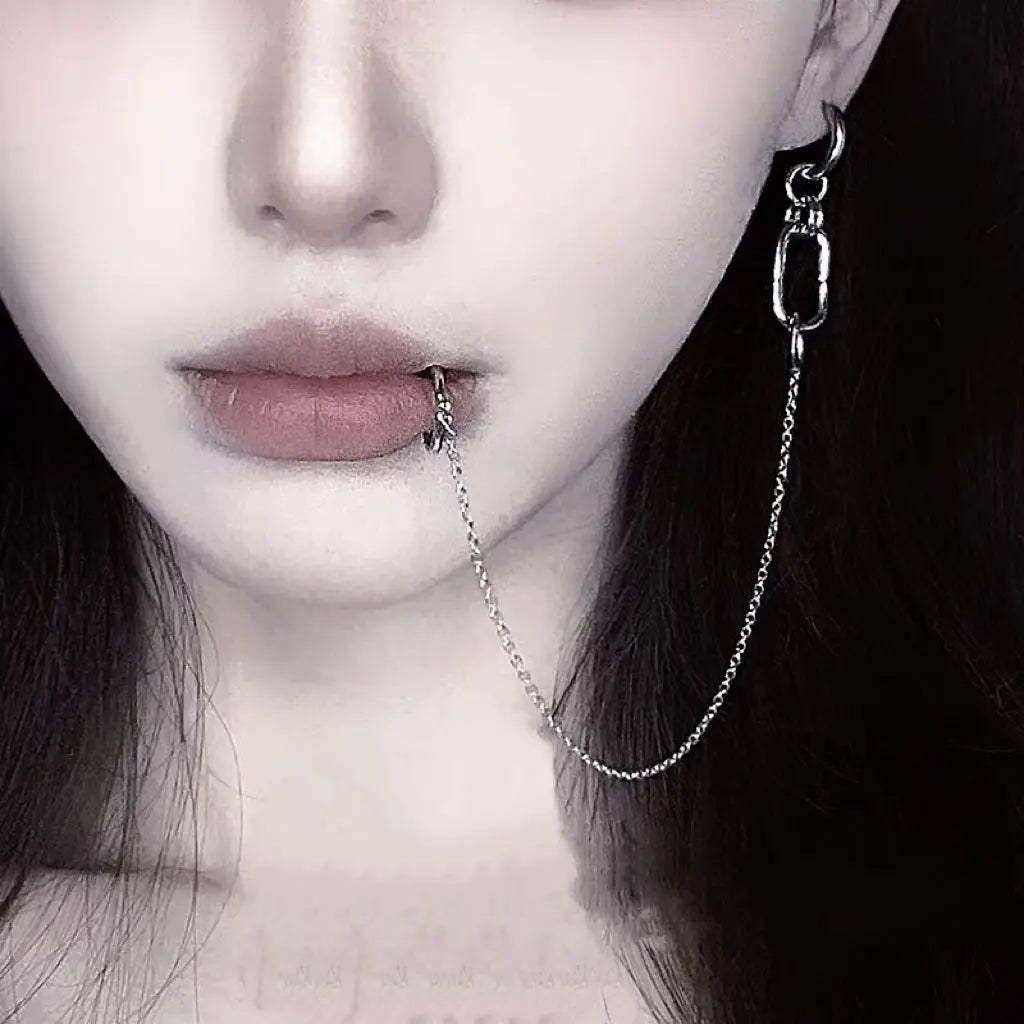 Free Shipping For 'Bite' Non-piercing Lip Ring Earring