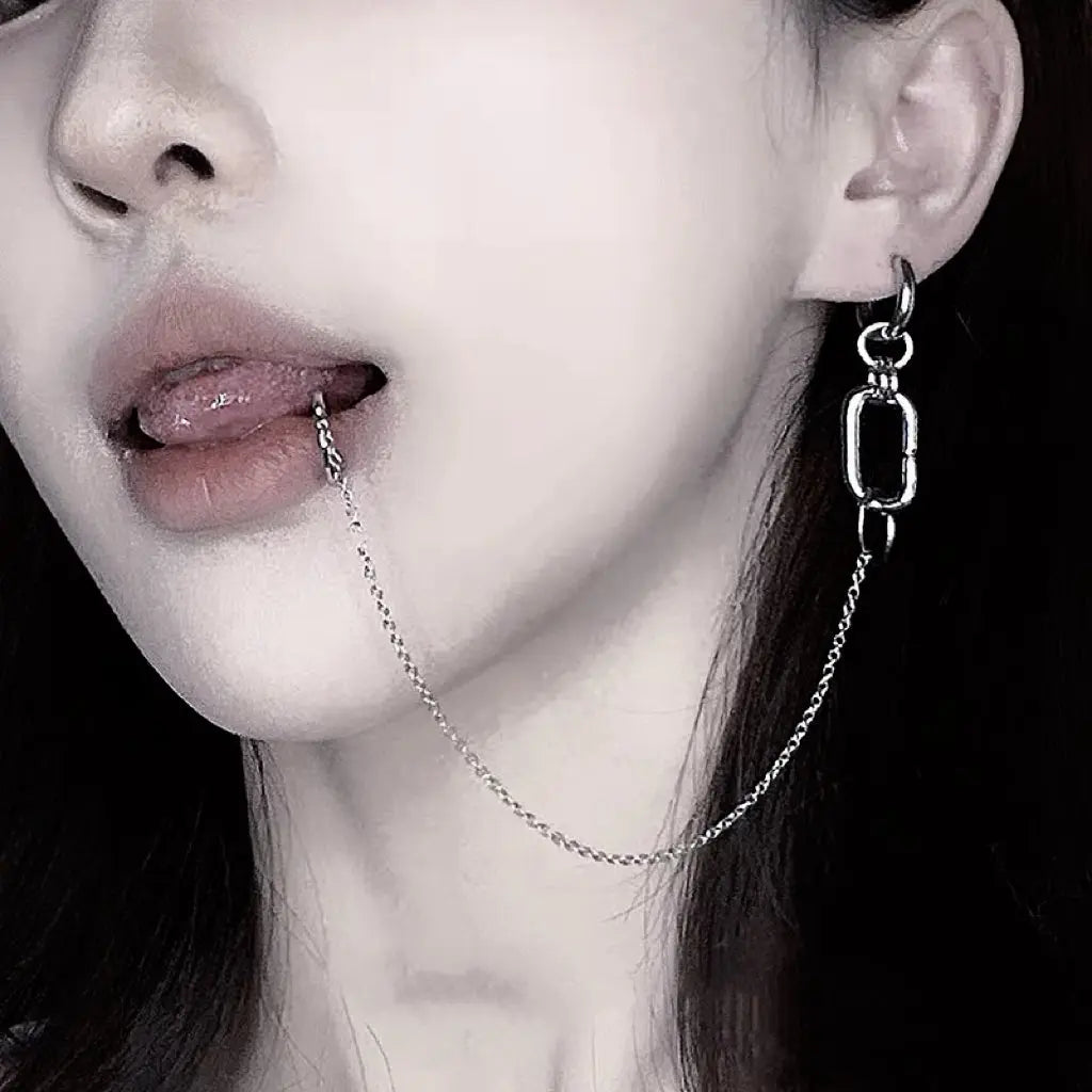 Free Shipping For 'Bite' Non-piercing Lip Ring Earring