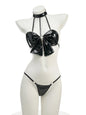 Free Shipping For 'Bunny Tsukino' Sexy Black Bowtie Lingerie