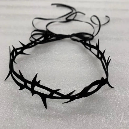 Free Shipping For 'Burned Thorns' Dark Goth Choker