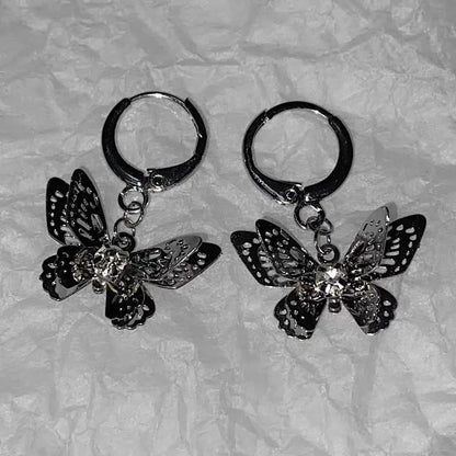 Free Shipping For 'Butterfly Blade' Future Alt Carvings Earrings