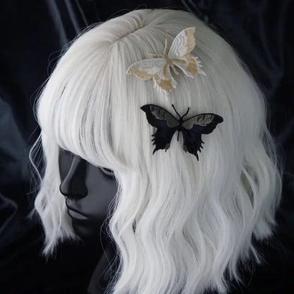 Free Shipping For 'Butterfly Effect' Goth Embroidery Hair Pins