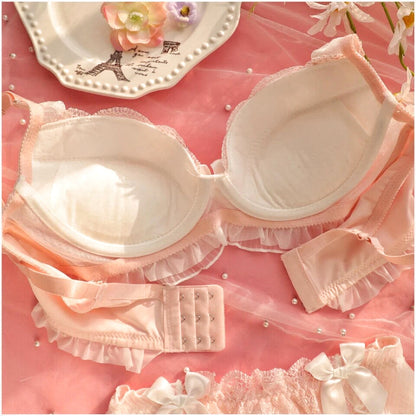 Lace Ruffle Kawaii Doll Romantic Royalcore Princess Lingerie Set