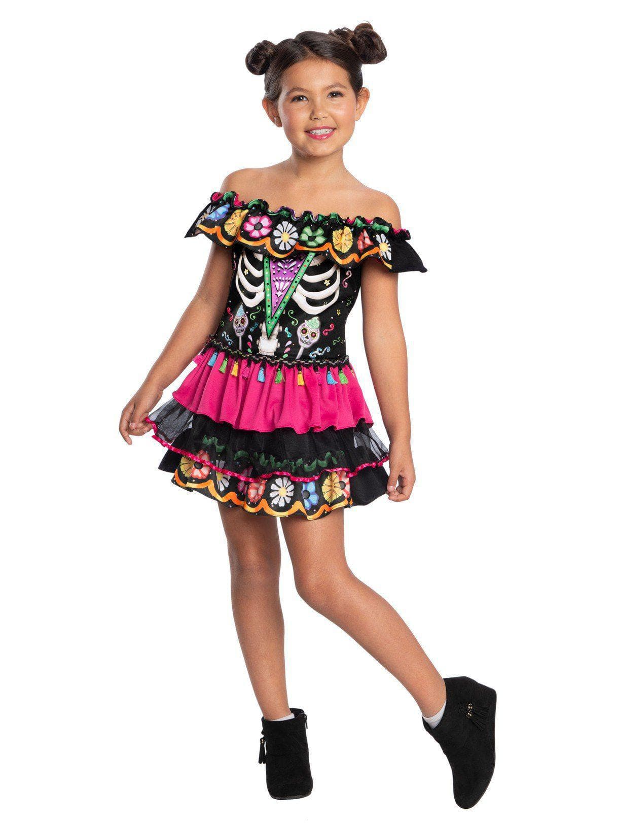 Free Shipping For Kid's Day Of The Dead Costume