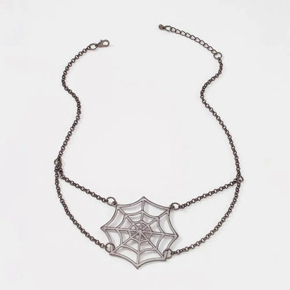 Free Shipping For 'Catch Me' Punk Spider Metal Necklace