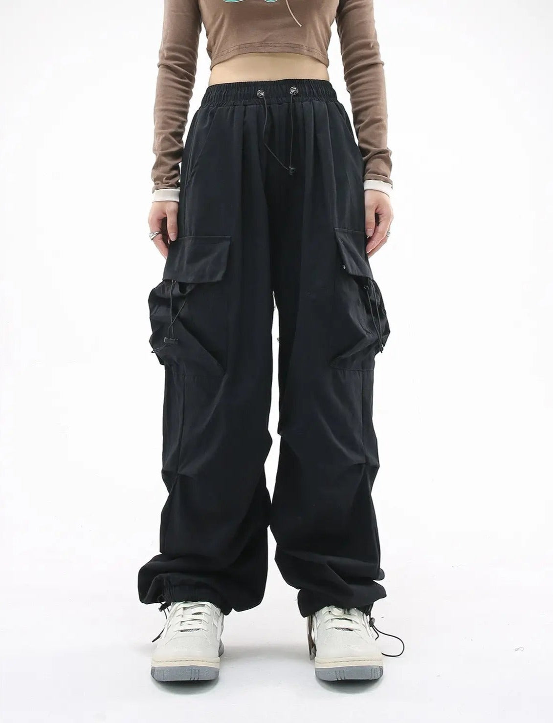 Free Shipping For 'Chillin' Streetfashion Oversized Cargo Pants